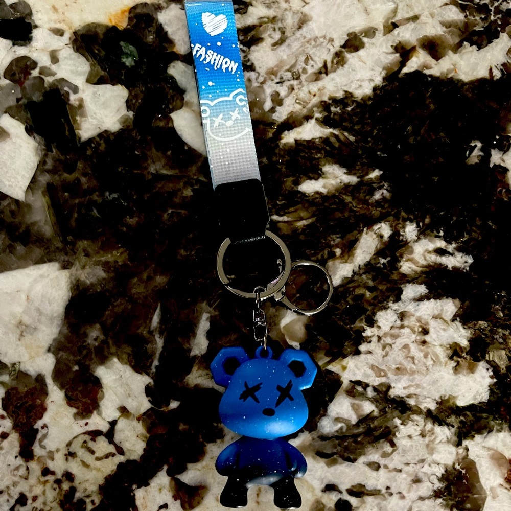 Bearbrick Keychain BLUE